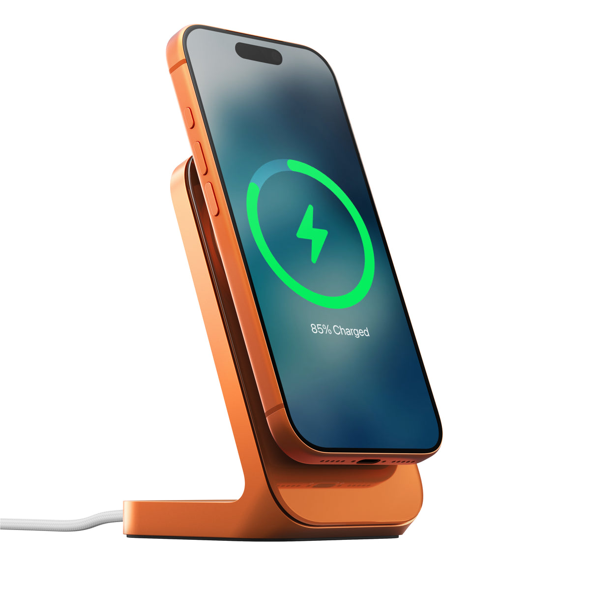 Nomad Stand One MagSafe-ladestasjon Stellar Oransje