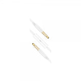 Fixed Kabel AUX 3.5mm with Microphone 1m Hvit