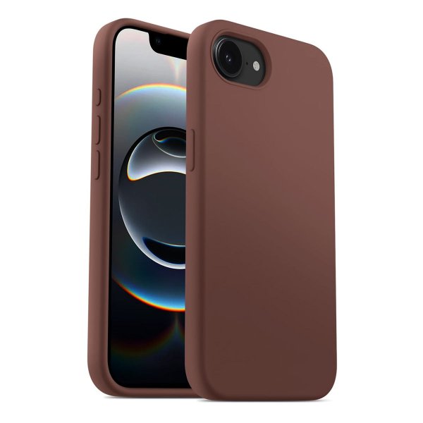 Rvelon iPhone 16 Deksel Silikon MagSafe Brun