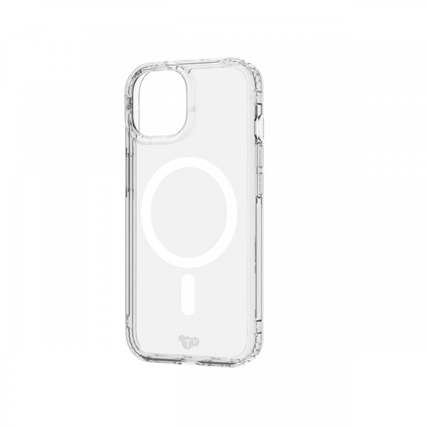 Tech21 iPhone 13/14/15/16e/17e Deksel Evo Clear MagSafe Transparent