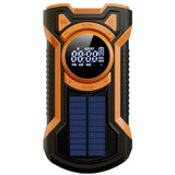 Just in Case 5000 mAh Powerbank/Nødradio solcelle og sveiv Svart/Oransje