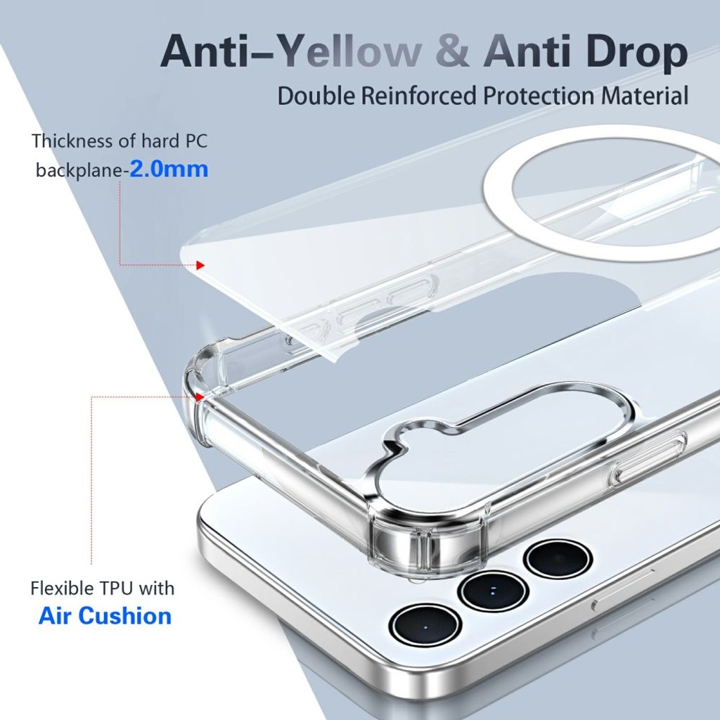 Samsung Galaxy S25 FE/S26 FE Deksel MagSafe Klar
