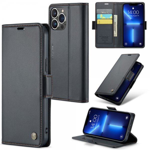 CaseMe iPhone 13 Pro Max Etui 023 Series Svart