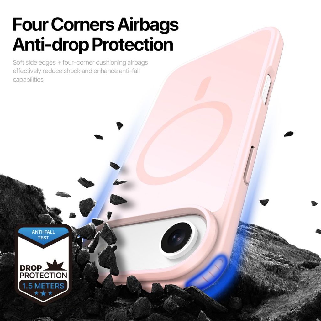 Dux Ducis iPhone Air Deksel Yind Series MagSafe Rosa