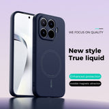 ABEEL Xiaomi 17T Deksel Silikon MagSafe Mörkblå