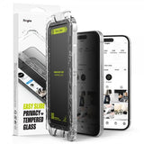 Ringke iPhone 16 Pro Skjermbeskytter Easy Slide Privacy 2-pakning