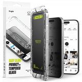 Ringke iPhone 16 Pro Skjermbeskytter Easy Slide Privacy 2-pakning