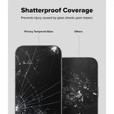 Ringke iPhone 16 Pro Skjermbeskytter Easy Slide Privacy 2-pakning