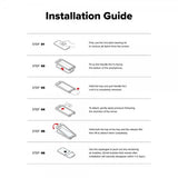 Ringke iPhone 16 Pro Skjermbeskytter Easy Slide Privacy 2-pakning