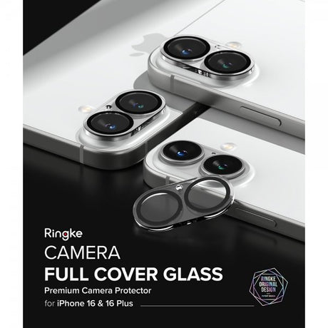 Ringke iPhone 16/iPhone 16 Plus Kamerabeskytter Camera Protector Glass 2-pakning