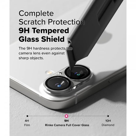 Ringke iPhone 16/iPhone 16 Plus Kamerabeskytter Camera Protector Glass 2-pakning