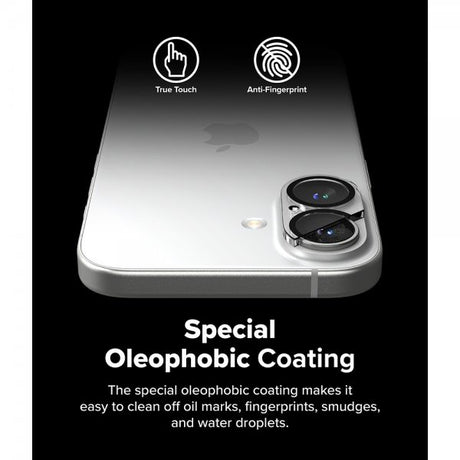 Ringke iPhone 16/iPhone 16 Plus Kamerabeskytter Camera Protector Glass 2-pakning