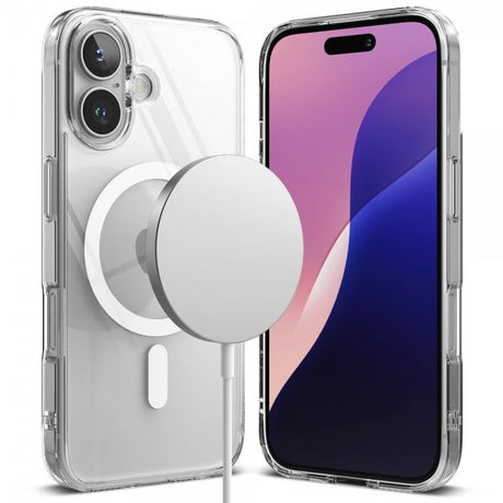 Ringke iPhone 16 Deksel Fusion Magnetic Transparent