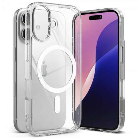 Ringke iPhone 16 Deksel Fusion Magnetic Transparent