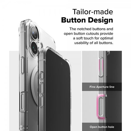 Ringke iPhone 16 Deksel Fusion Magnetic Transparent