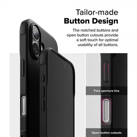 Ringke iPhone 16 Deksel Onyx Magnetic Svart