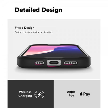 Ringke iPhone 16 Deksel Onyx Magnetic Svart