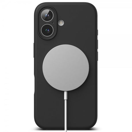 Ringke iPhone 16 Deksel Silicone Magnetic Svart