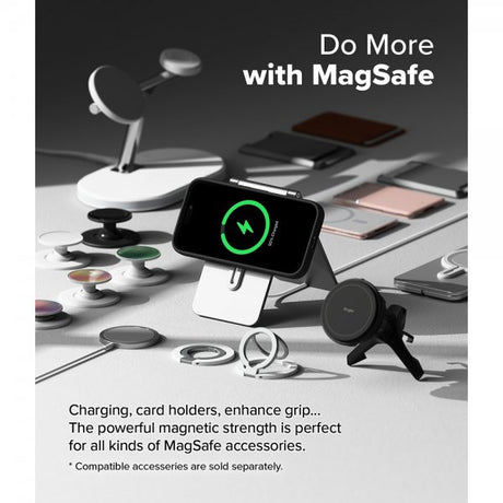 Ringke iPhone 16 Deksel Silicone Magnetic Svart