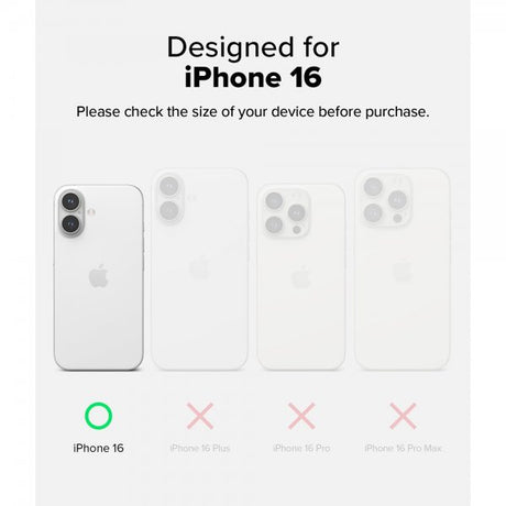 Ringke iPhone 16 Deksel Silicone Magnetic Svart