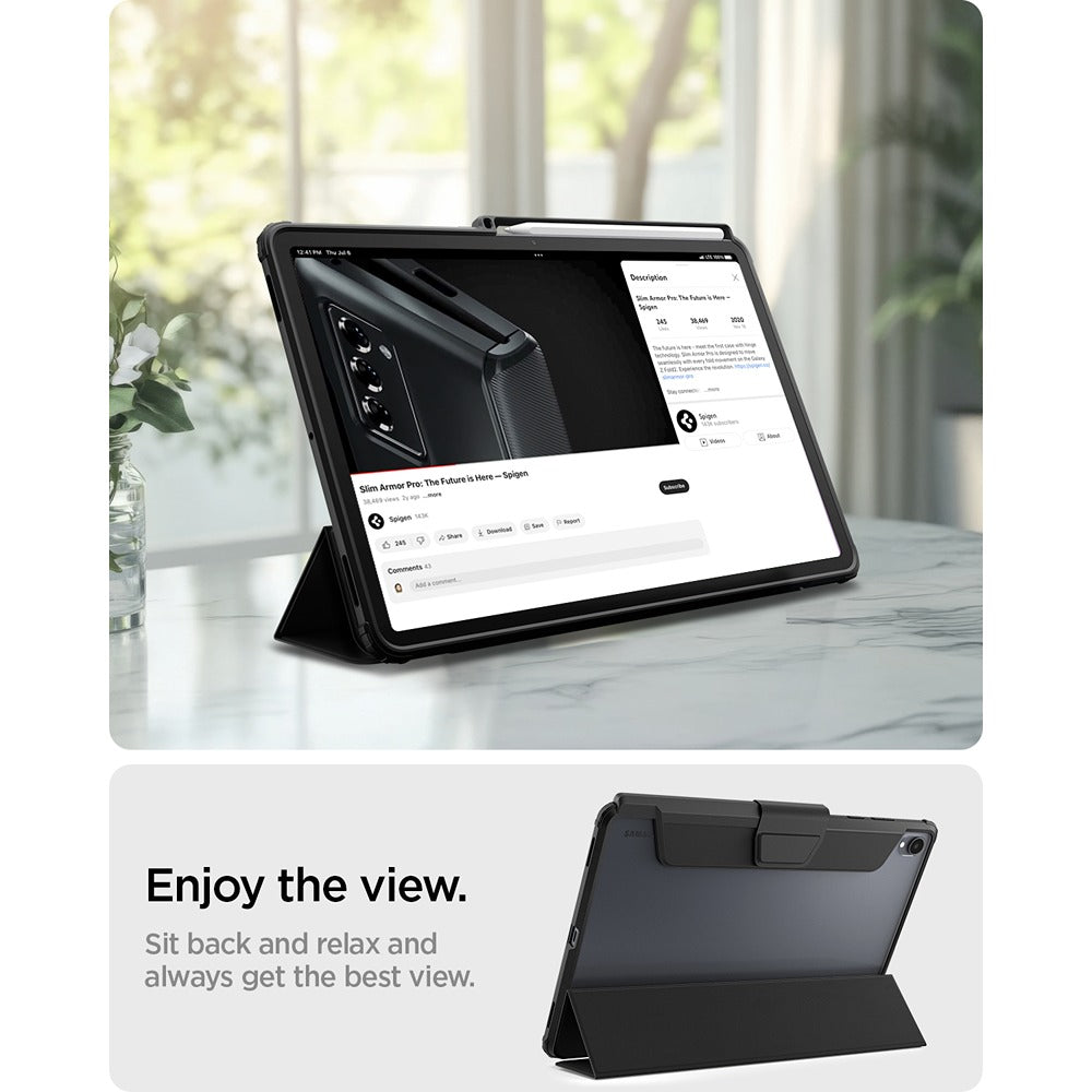 Spigen Samsung Galaxy Tab S12 Plus Etui Ultra Hybrid Svart