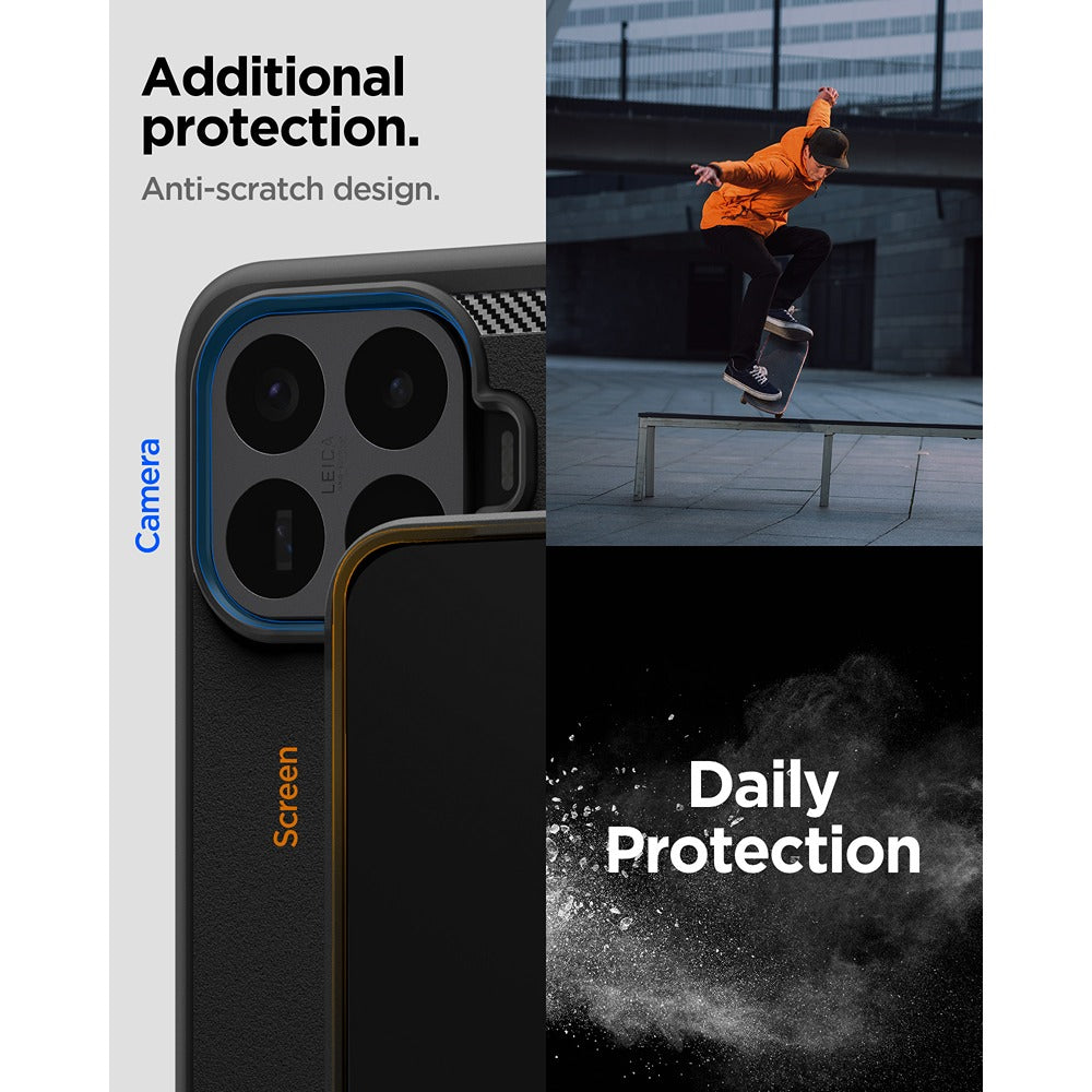 Spigen Xiaomi 17T Pro Deksel Rugged Armor Matte Black