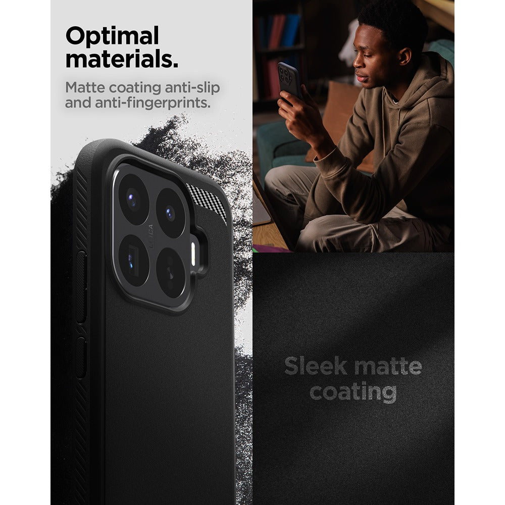 Spigen Xiaomi 17T Pro Deksel Rugged Armor Matte Black