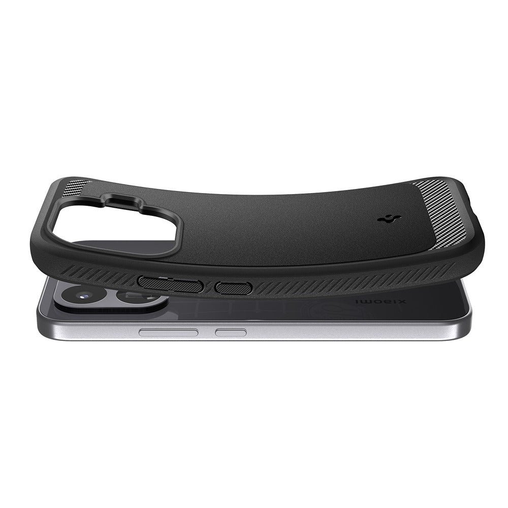 Spigen Xiaomi 17T Deksel Rugged Armor Matte Black