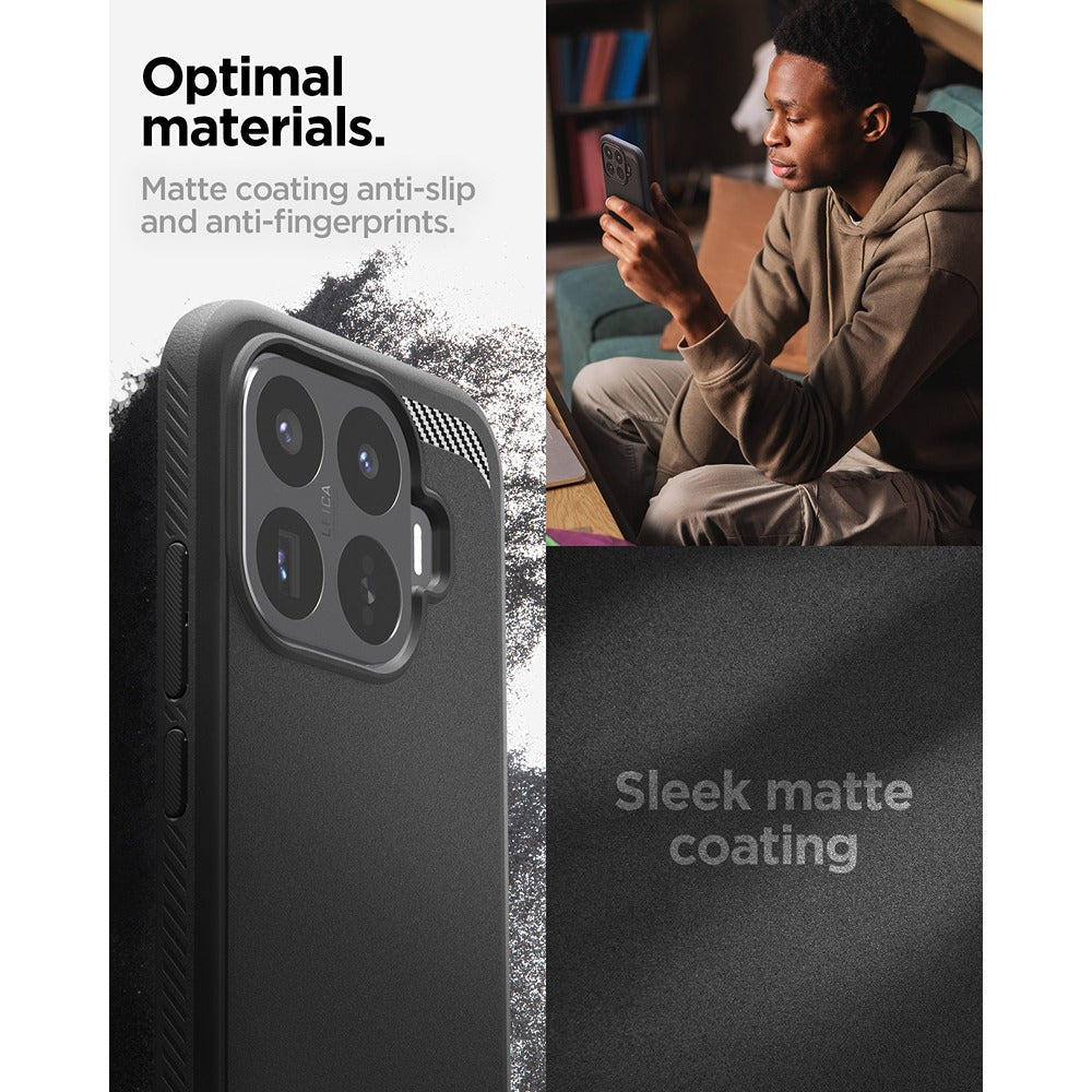Spigen Xiaomi 17T Deksel Rugged Armor Matte Black