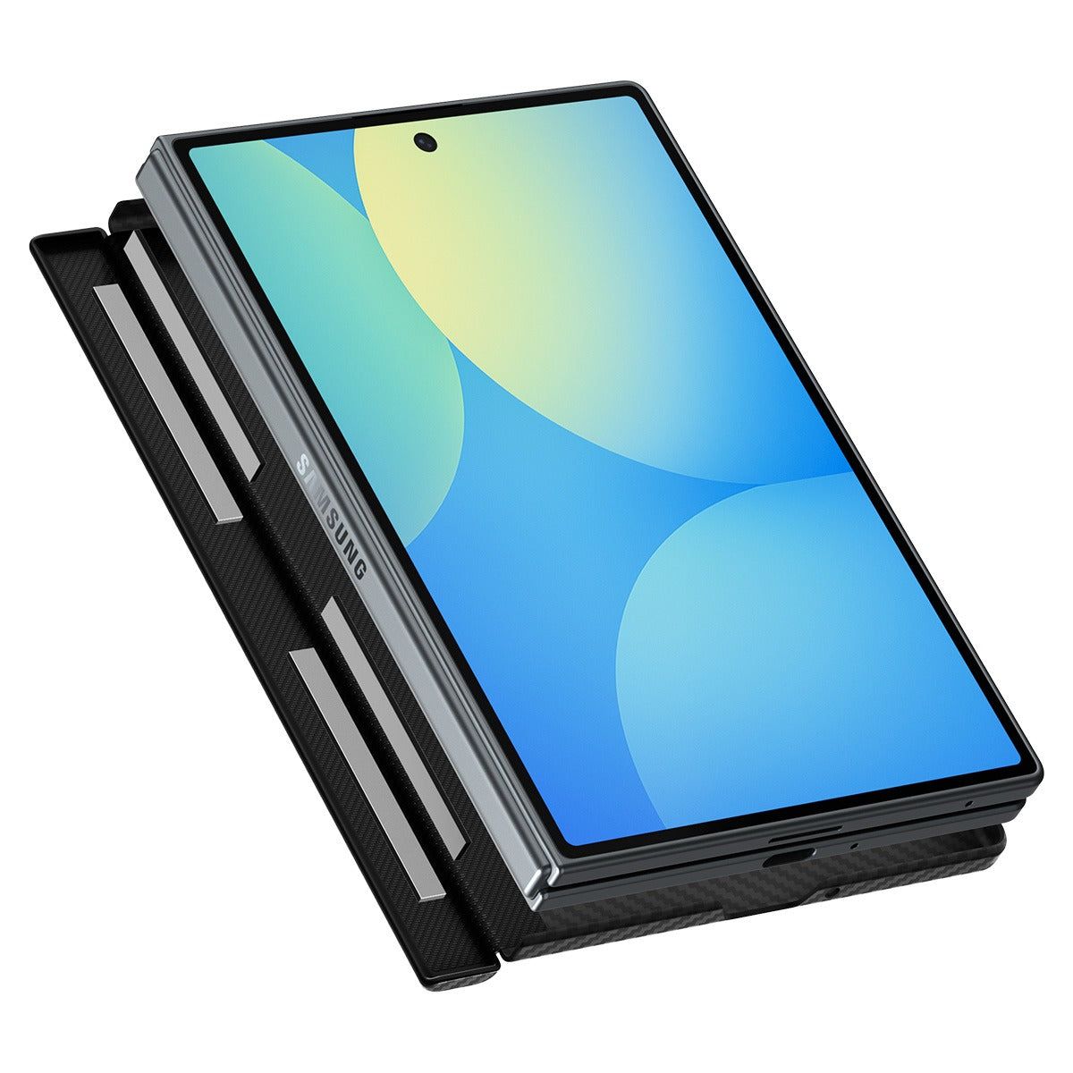 Spigen Samsung Galaxy Z Fold 8 Deksel Air Skin Aramid MagFit Svart