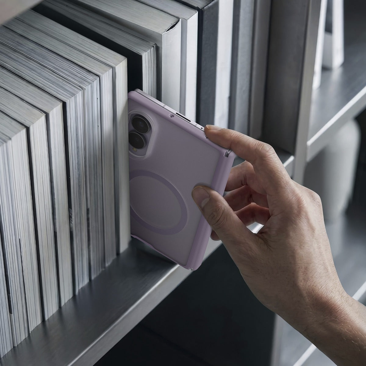 Spigen Samsung Galaxy Z Fold 8 Deksel Air Skin Zero MagFit Frost Lavender