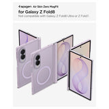 Spigen Samsung Galaxy Z Fold 8 Deksel Air Skin Zero MagFit Frost Lavender
