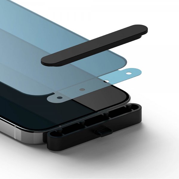 Ringke iPhone 15 Pro Max Skjermbeskytter Privacy Tempered Glass Installation Jig