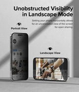 Ringke iPhone 15 Pro Max Skjermbeskytter Privacy Tempered Glass Installation Jig