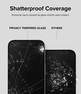 Ringke iPhone 15 Pro Max Skjermbeskytter Privacy Tempered Glass Installation Jig