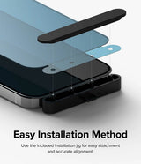 Ringke iPhone 15 Pro Max Skjermbeskytter Privacy Tempered Glass Installation Jig