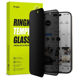 Ringke iPhone 15 Pro Skjermbeskytter Privacy Tempered Glass Installation Jig