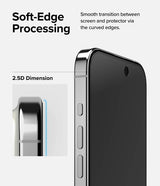Ringke iPhone 15 Pro Skjermbeskytter Privacy Tempered Glass Installation Jig