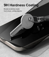 Ringke iPhone 15 Plus Skjermbeskytter Privacy Tempered Glass Installation Jig