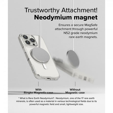 Ringke iPhone 16 Pro Max Deksel Fusion Magnetic Transparent