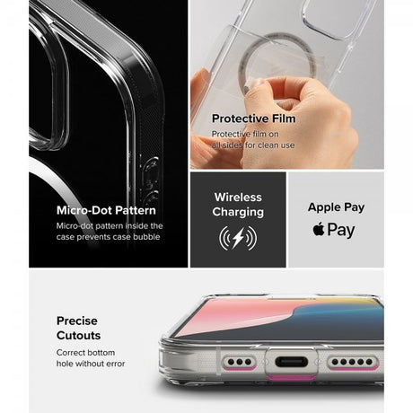 Ringke iPhone 16 Pro Max Deksel Fusion Magnetic Transparent