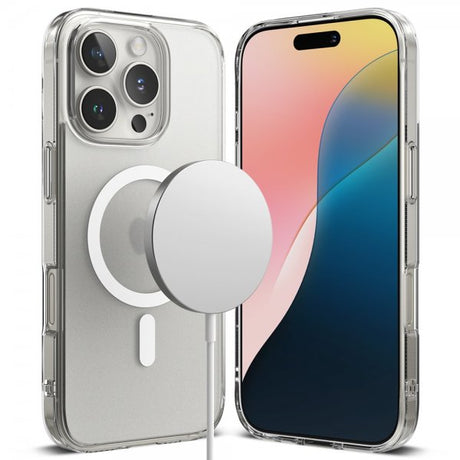 Ringke iPhone 16 Pro Max Deksel Fusion Magnetic Matte Transparent