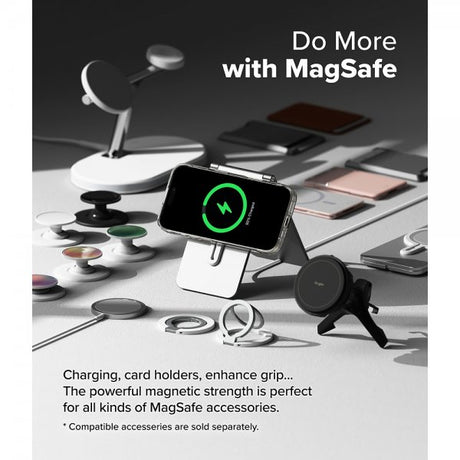 Ringke iPhone 16 Pro Max Deksel Fusion Magnetic Matte Transparent