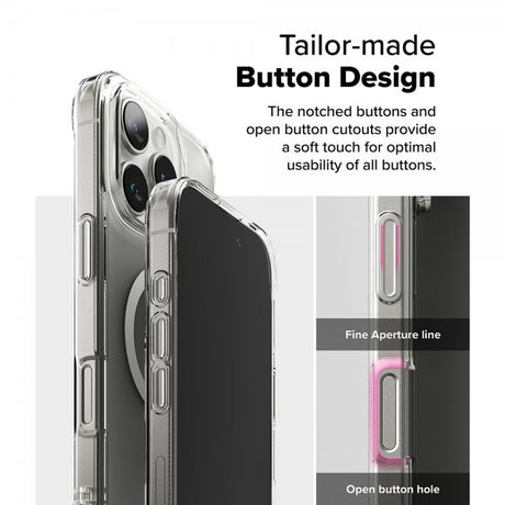 Ringke iPhone 16 Pro Max Deksel Fusion Magnetic Matte Transparent