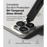 Ringke iPhone 16 Pro/16 Pro Max Kamerabeskytter Camera Protector Glass 2-pakning