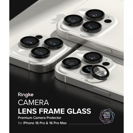 Ringke iPhone 16 Pro/iPhone 16 Pro Max Kamerabeskytter Camera Lens Frame 2-pakning