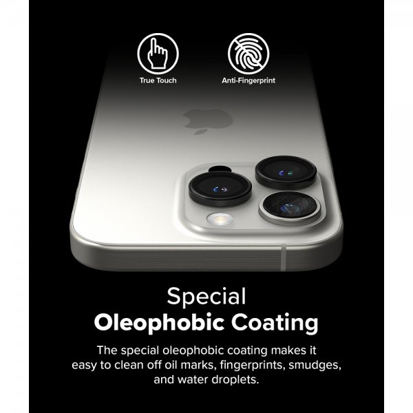 Ringke iPhone 16 Pro/iPhone 16 Pro Max Kamerabeskytter Camera Lens Frame 2-pakning