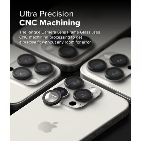 Ringke iPhone 16 Pro/iPhone 16 Pro Max Kamerabeskytter Camera Lens Frame 2-pakning