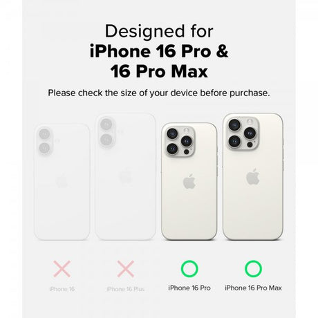 Ringke iPhone 16 Pro/iPhone 16 Pro Max Kamerabeskytter Camera Lens Frame 2-pakning