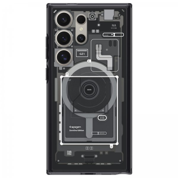 Spigen Samsung Galaxy S24 Ultra Deksel Ultra Hybrid MagFit Zero One Svart
